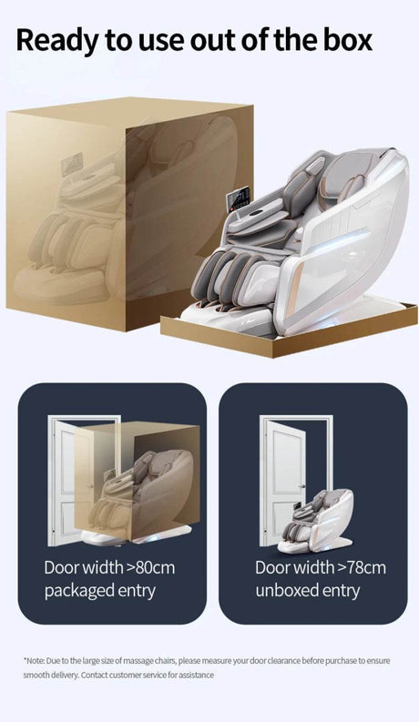 4D Smart Full-Body Precision Control Massage Chair - Omega Lifestyles