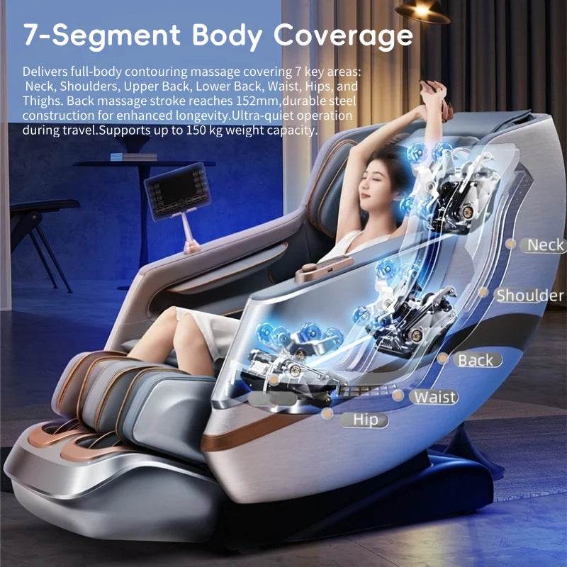 4D Zero Gravity Dual SL Track Full Body Massage Chair - Omega Lifestyles