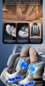 4D Zero Gravity Dual SL Track Full Body Massage Chair - Omega Lifestyles