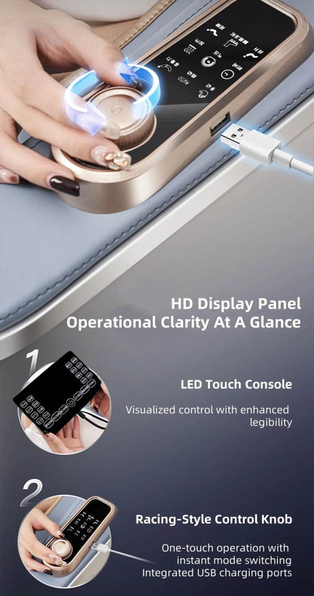 4D Zero Gravity Dual SL Track Full Body Massage Chair - Omega Lifestyles