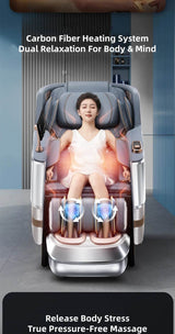 4D Zero Gravity Dual SL Track Full Body Massage Chair - Omega Lifestyles
