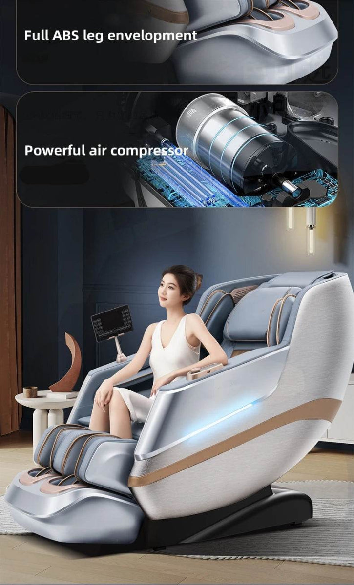 4D Zero Gravity Dual SL Track Full Body Massage Chair - Omega Lifestyles