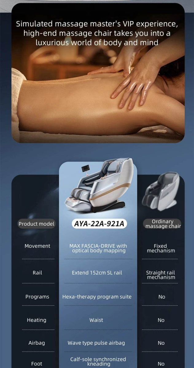 4D Zero Gravity Dual SL Track Full Body Massage Chair - Omega Lifestyles