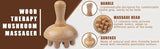 Wooden Mushroom Shape Wood Therapy Massage Tool - Sleep Galleria