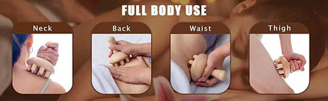 Wooden Mushroom Shape Wood Therapy Massage Tool - Sleep Galleria
