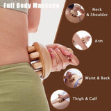 Wooden Mushroom Shape Wood Therapy Massage Tool - Sleep Galleria
