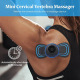 EMS Electric Portable Neck And Back Massager Device - Sleep Galleria