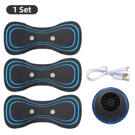 EMS Electric Portable Neck And Back Massager Device - Sleep Galleria