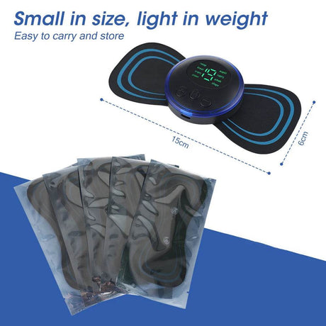 EMS Electric Portable Neck And Back Massager Device - Sleep Galleria