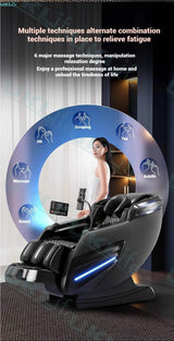 4D Jade Shiatsu Zero Gravity Massage Chair With Bluetooth - Omega Lifestyles