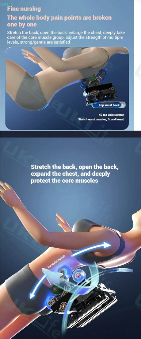 4D Jade Shiatsu Zero Gravity Massage Chair With Bluetooth - Omega Lifestyles