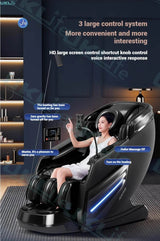 4D Jade Shiatsu Zero Gravity Massage Chair With Bluetooth - Omega Lifestyles