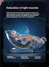 4D Jade Shiatsu Zero Gravity Massage Chair With Bluetooth - Omega Lifestyles