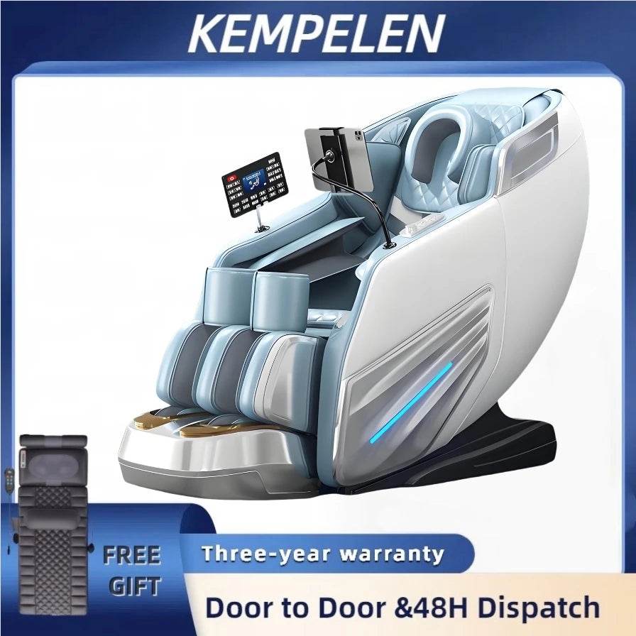 4D Jade Shiatsu Zero Gravity Massage Chair With Bluetooth - Omega Lifestyles