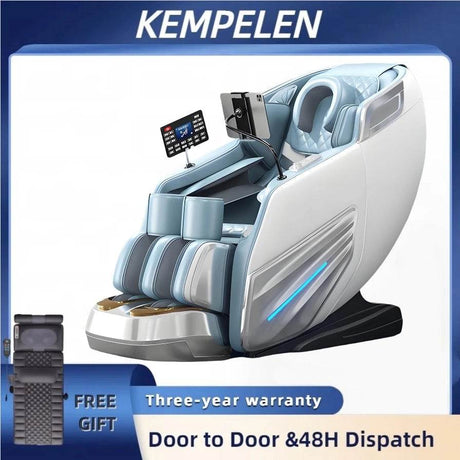 4D Jade Shiatsu Zero Gravity Massage Chair With Bluetooth - Omega Lifestyles