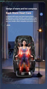 4D Jade Shiatsu Zero Gravity Massage Chair With Bluetooth - Omega Lifestyles
