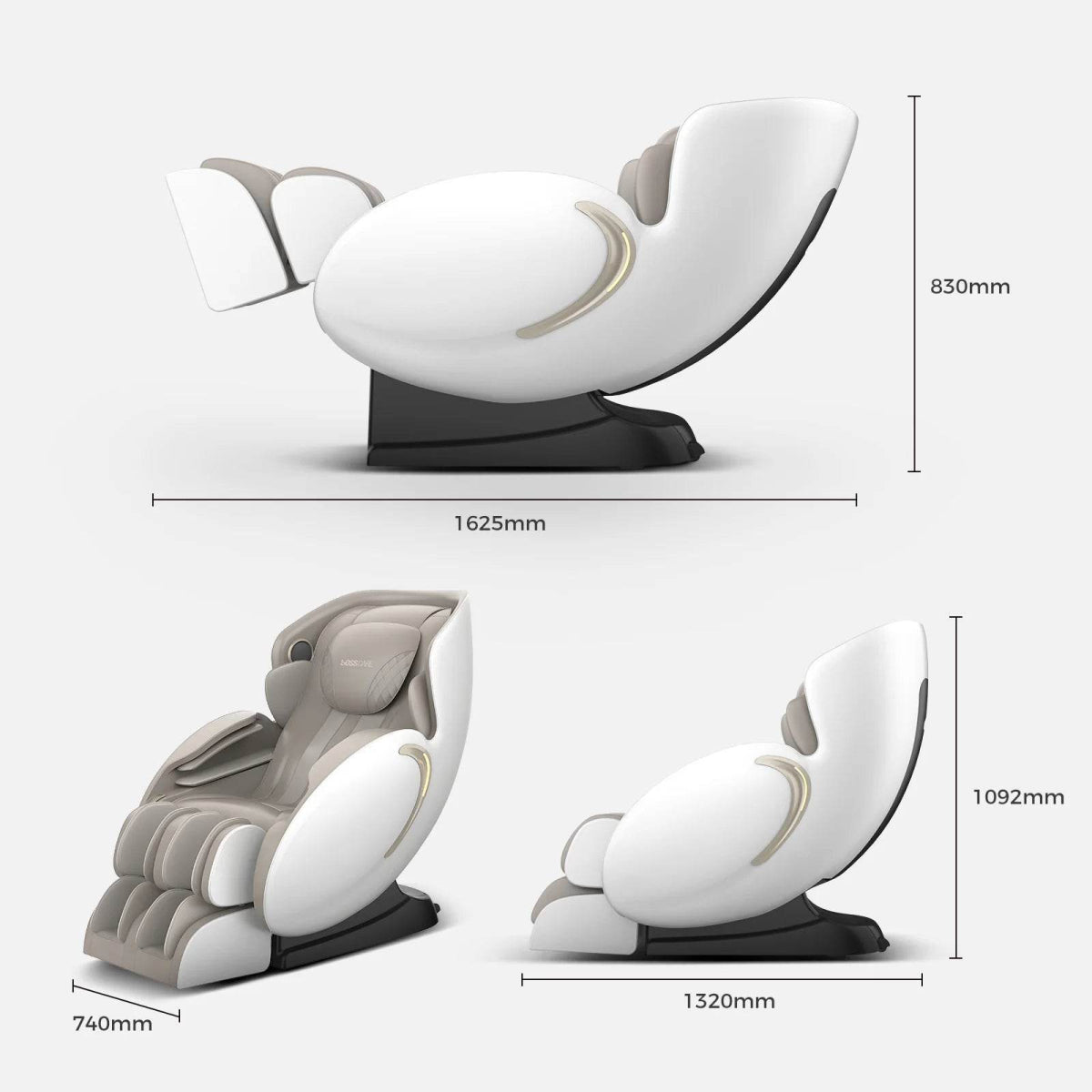 4D SL Airbag Zero Gravity Full Body Massage Chair - Omega Lifestyles