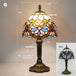 Retro Stained Glass Mediterranean Style Table Lamp - Sleep Galleria