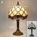 Retro Stained Glass Mediterranean Style Table Lamp - Sleep Galleria