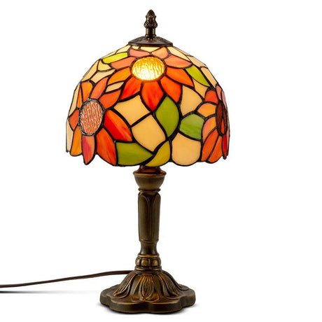Retro Stained Glass Mediterranean Style Table Lamp - Sleep Galleria