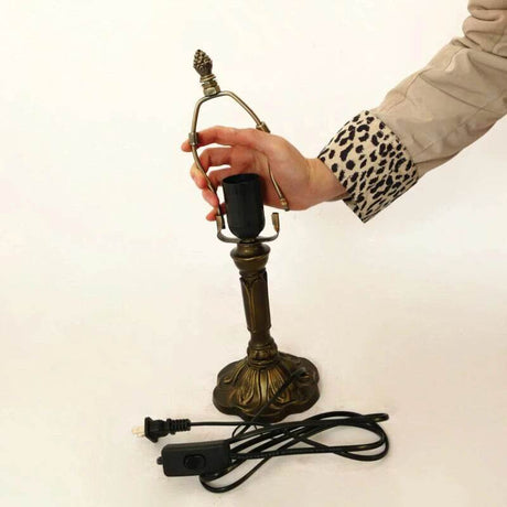 Retro Stained Glass Mediterranean Style Table Lamp - Sleep Galleria
