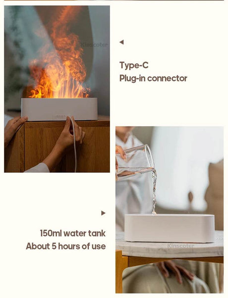 Kinscoter Ultrasonic Aroma Diffuser & Humidifier - Sleep Galleria