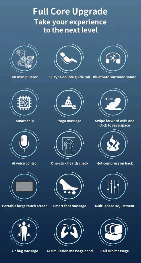 Kizuna FlowSync V 4D Massage Chair - Omega Lifestyles