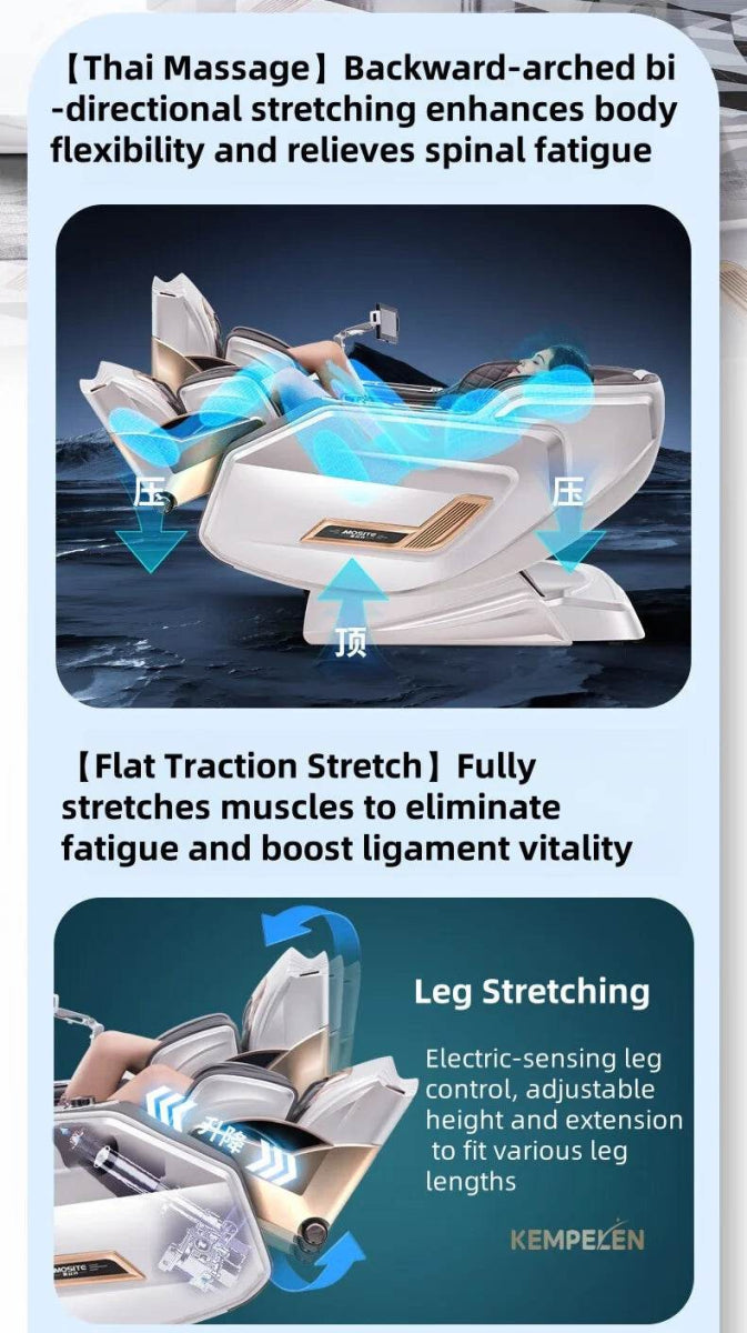 Kizuna SkyVoice 4D Zero Gravity AI Voice Massage Chair - Omega Lifestyles