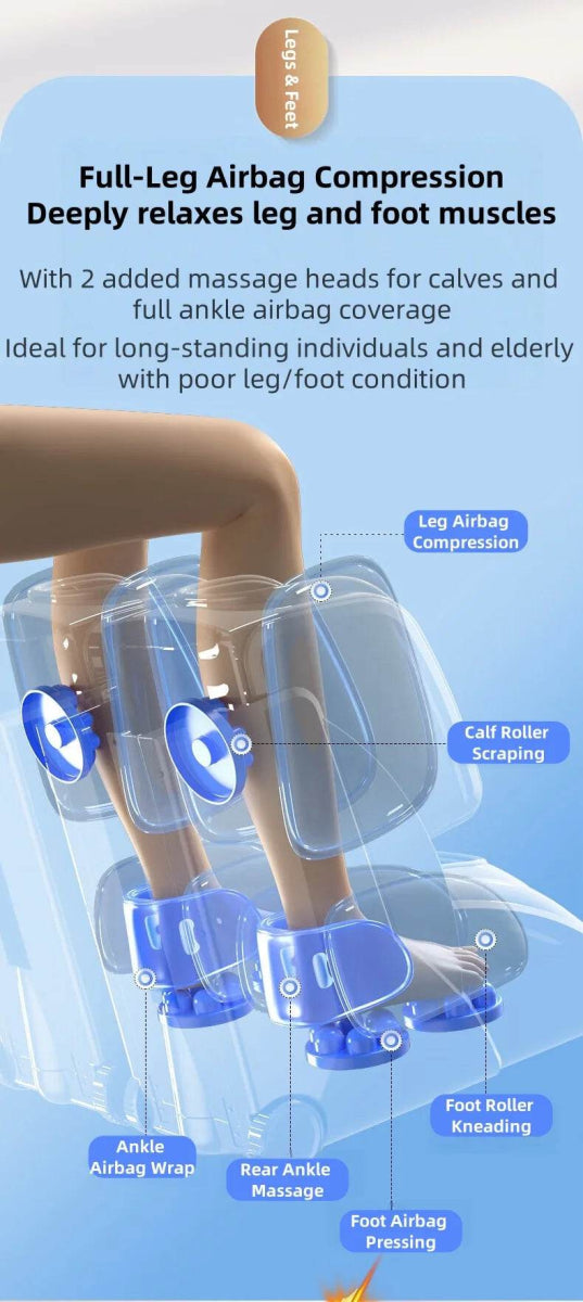 Kizuna SkyVoice 4D Zero Gravity AI Voice Massage Chair - Omega Lifestyles