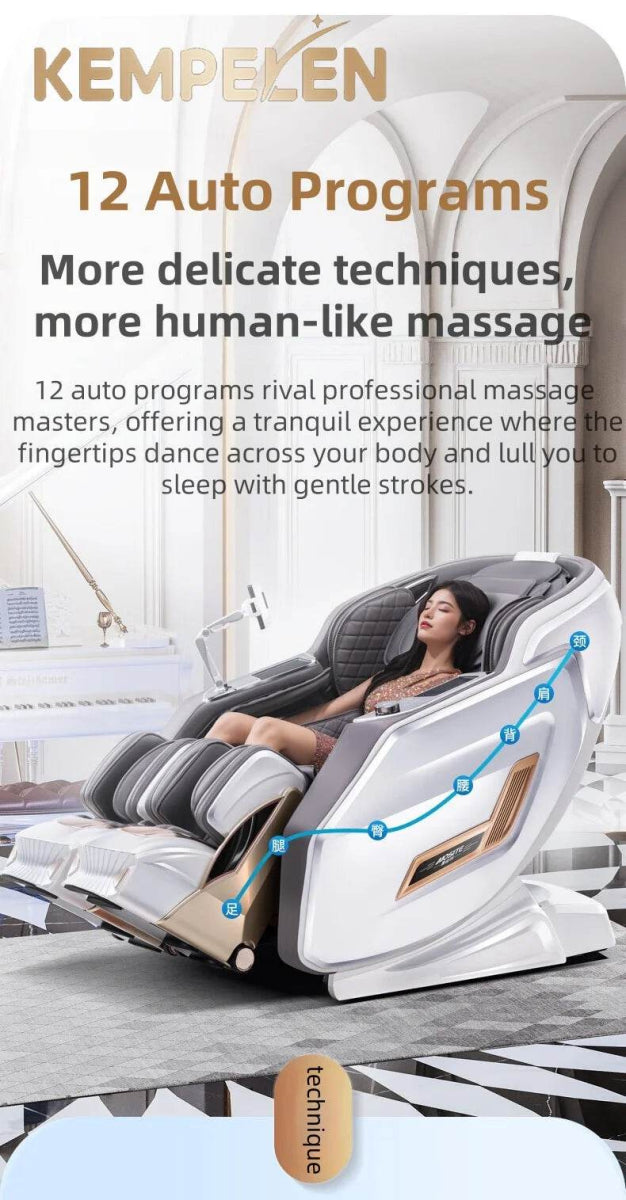 Kizuna SkyVoice 4D Zero Gravity AI Voice Massage Chair - Omega Lifestyles