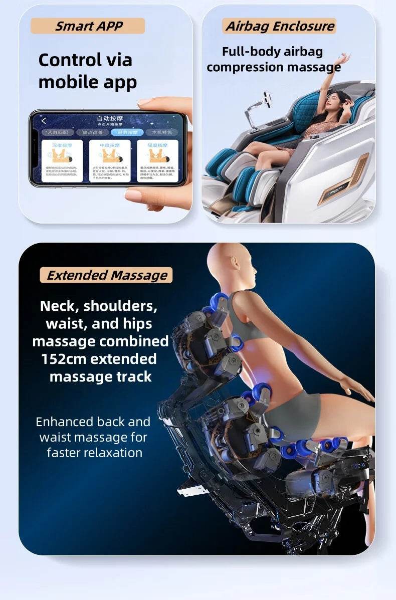 Kizuna SkyVoice 4D Zero Gravity AI Voice Massage Chair - Omega Lifestyles