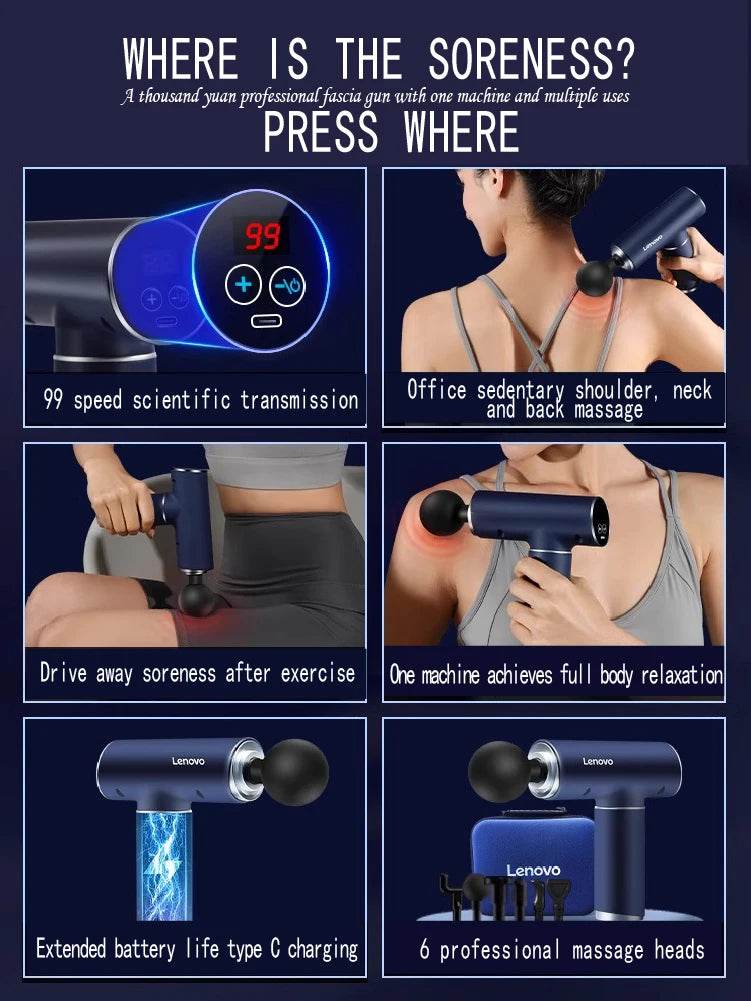 Professional Grade Neck Muscle Relaxation Massage Gun - Sleep Galleria