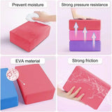 High - Density EVA Yoga Block For Balance And Flexibility - LHU - Sleep Galleria