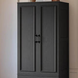 Freestanding Wooden Wardrobe Armoire With Doors Drawers - Omega Lifestyles