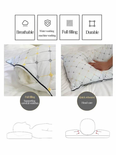 Antibacterial Cervical Spine Support Pillow - Omega Lifestyles