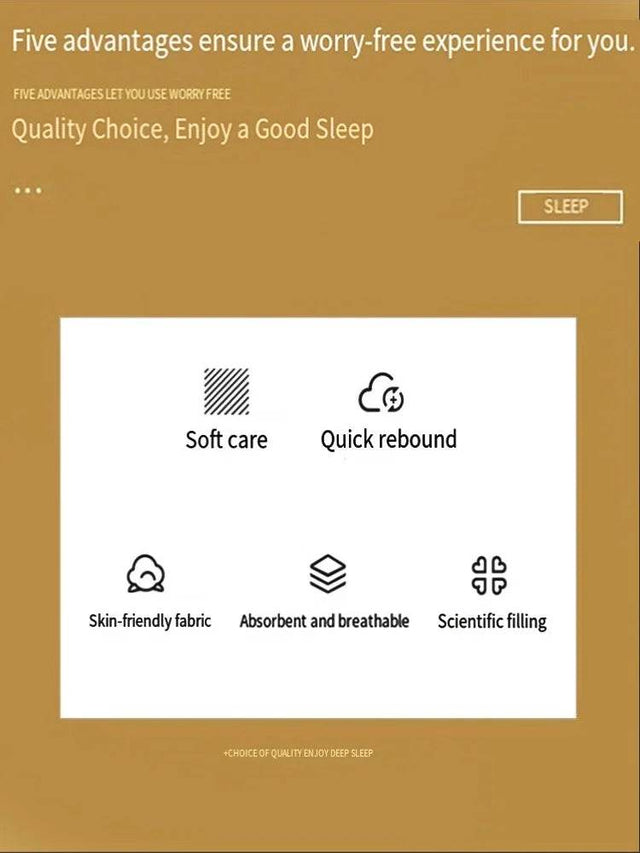 Antibacterial Cervical Spine Support Pillow - Omega Lifestyles