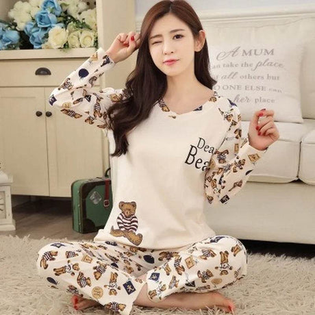 2-Piece Thin Cotton Blend Women’s Pajama Set - Sleep Galleria