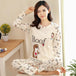 2-Piece Thin Cotton Blend Women’s Pajama Set - Sleep Galleria