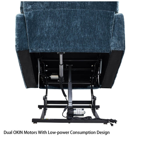 Liyasi Dual OKIN Motor Power Lift Recliner Chair - Sleep Galleria