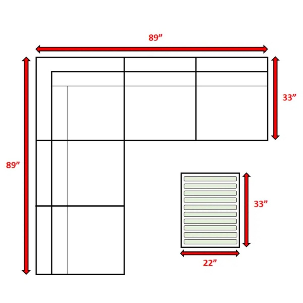 4 - Person Fully Assembled Gray Wicker Outdoor Sofa Set - LSI - Omega Lifestyles