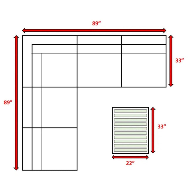 4-Person Fully Assembled Gray Wicker Outdoor Sofa Set - Omega Lifestyles