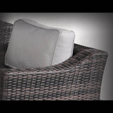 Contemporary Outdoor Swivel Wicker Patio Chair With Cushions - LSI - Omega Lifestyles