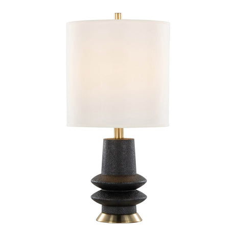 Set Of 2 Contemporary Matte Polyresin Table Lamps - Sleep Galleria