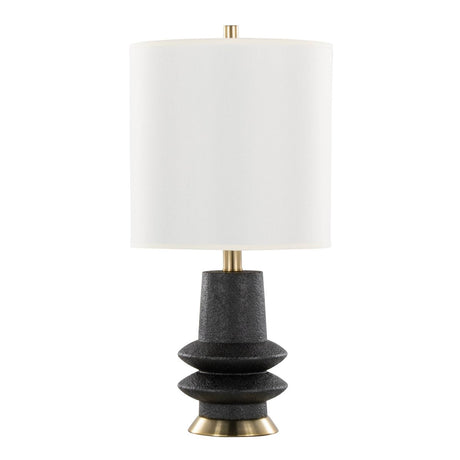 Set Of 2 Contemporary Matte Polyresin Table Lamps - Sleep Galleria