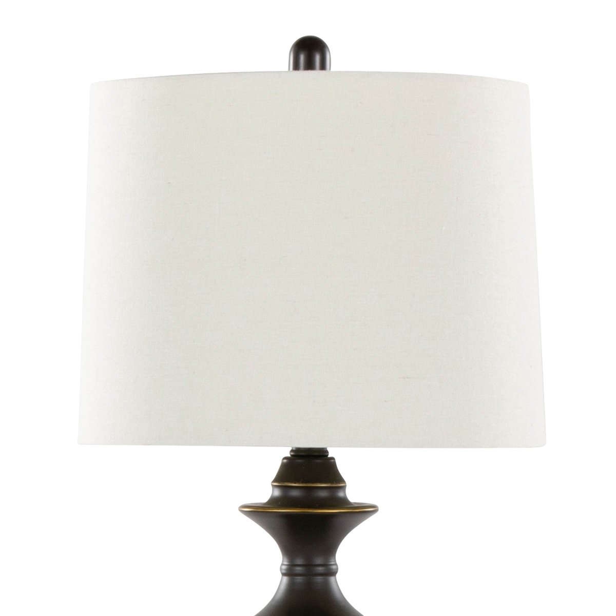 Set Of 2 Contemporary Oil Rubbed Bronze Table Lamps - Sleep Galleria