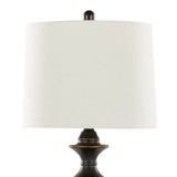 Set Of 2 Contemporary Oil Rubbed Bronze Table Lamps - Sleep Galleria