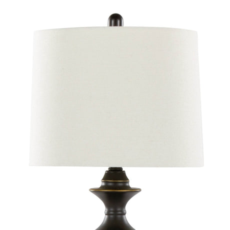 Set Of 2 Contemporary Oil Rubbed Bronze Table Lamps - Sleep Galleria