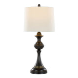Set Of 2 Contemporary Oil Rubbed Bronze Table Lamps - Sleep Galleria