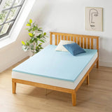 1.5 Inch Ventilated Cooling Gel Memory Foam Mattress Topper - Omega Lifestyles