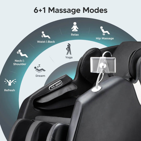 4D Zero-Gravity Shiatsu Heated Full Body Massage Chair - Omega Lifestyles